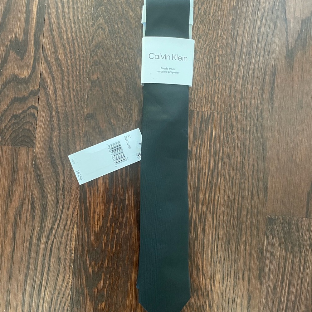 Calvin Klein Classic Black Necktie - Boys
